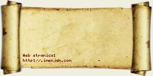 Ana Aksentijević vizit kartica